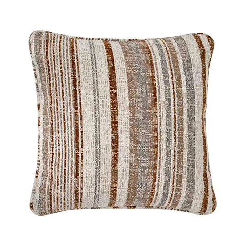 Toffel 18" X18" Accent Pillow (Set of 2) - Malted Linen Stripe