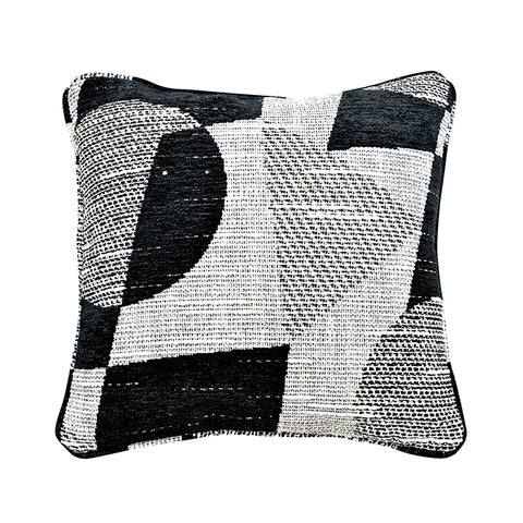 Toffel 18" X18" Accent Pillow (Set of 2) - Obsidian Weave