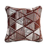 Hershel 18" X18" Accent Pillow (Set of 2) - Rosewood Weave