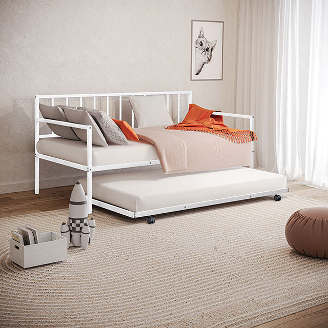 Harmon Metal Daybed - White