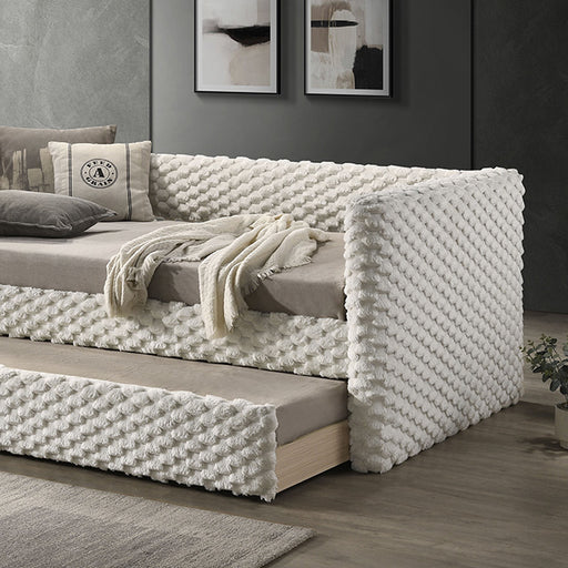 Palmeri Daybed w/ Trundle - White