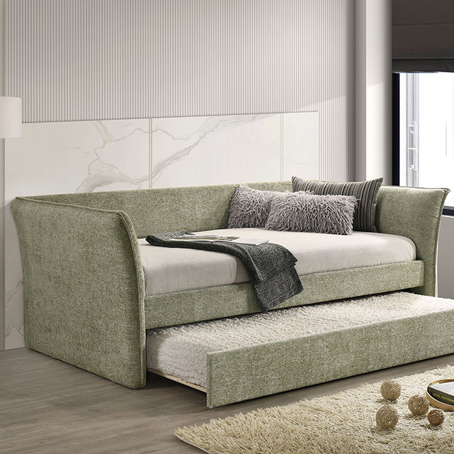 Yuri Daybed w/ Trundle - Light Green