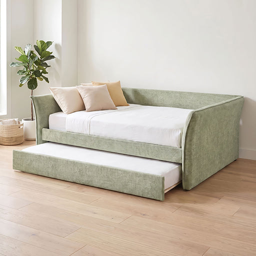 Yuri Uph Daybed w/ Twin Trundle - Light Green