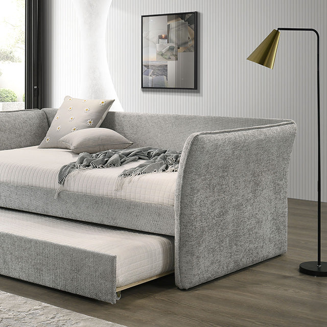 Yuri Daybed w/ Trundle - Gray
