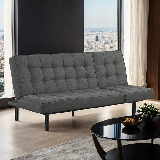Naperville Futon Sofa - Dark Gray