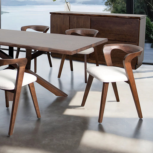 Logstor Dining Table - Rich Walnut