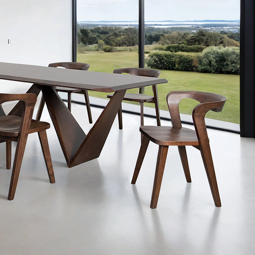 Romont 7 Pc Dining Table Set - Rich Walnut