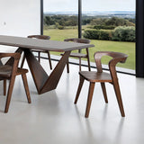 Romont Dining Table - Rich Walnut