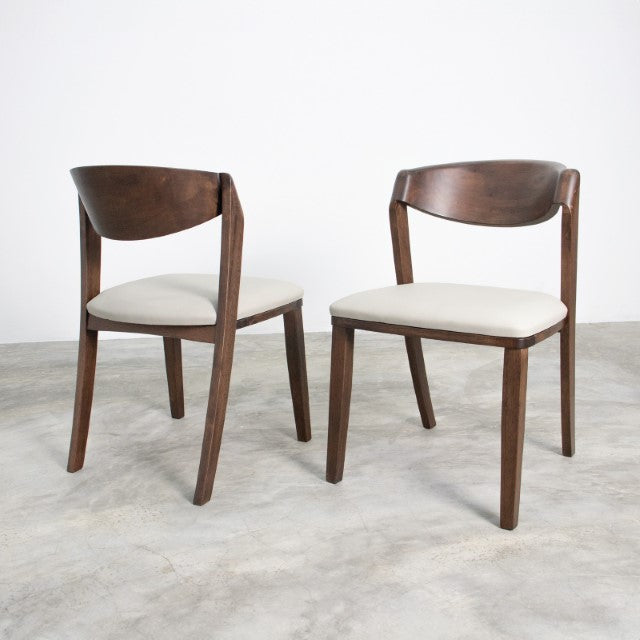 Hadsten Side Chair (Set of 2) - Rich Walnut