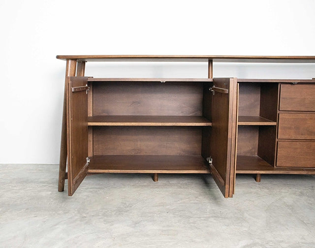 Hadsten 4-Door Sideboard - Rich Walnut