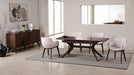 Hadsten 5 Pc Dining Table Set - Rich Walnut