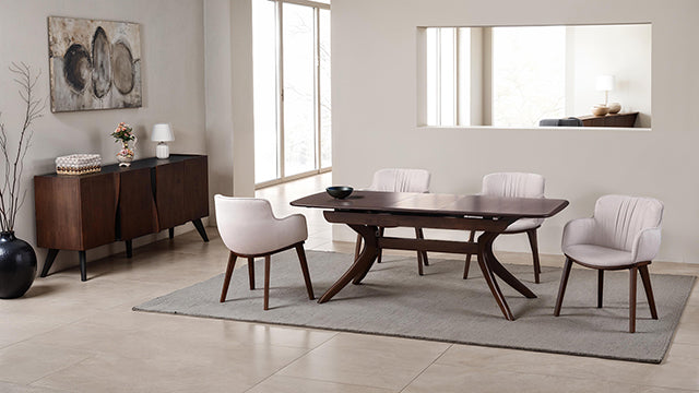 Hadsten 78" Dining Table - Rich Walnut