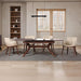 Hadsten 5 Pc Dining Table Set - Rich Walnut - 5 Pc Dining Table Set (FM30004WN-T-78-5P-TP)