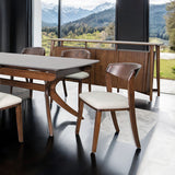 Hadsten 7 Pc Dining Table Set - Rich Walnut