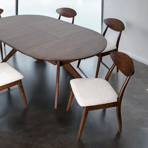 Hammel 7 Pc Dining Table Set - Rich Walnut
