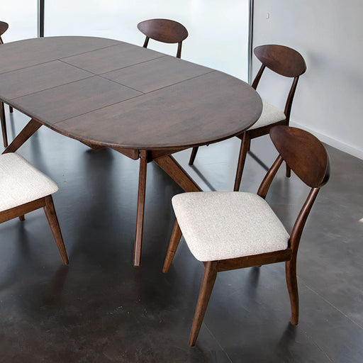 Hammel 7 Pc Dining Table Set - Rich Walnut