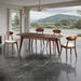 Buren 5 Pc Dining Table Set - Rich Walnut