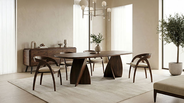 Nador 7 Pc. Dining Set - Rich Walnut