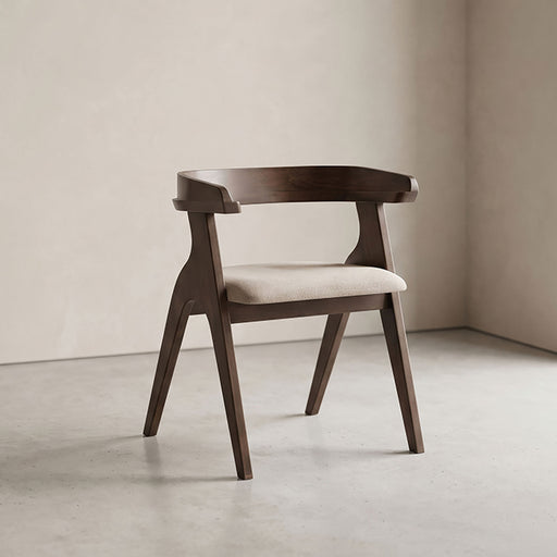 Rondal Arm Chair, Leatherette Seat (Set of 2) - Rich Walnut/Warm Gray