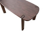 Fortel Oval Dining Table - Rich Walnut