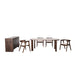 Fortel Oval Dining Table - Rich Walnut