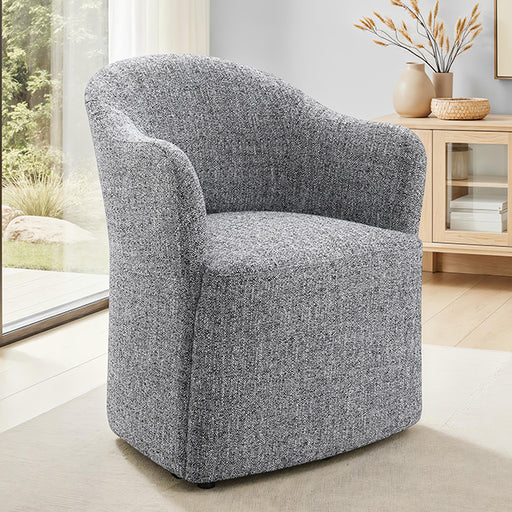 Sema Arm Chair (Set of 1) - Pewter Gray