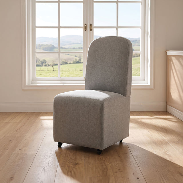 Canterbury Dining Chair (Set of 1) - Light Gray