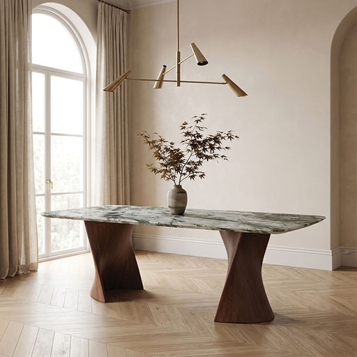 Petralis Dining Table - Rainforest Green