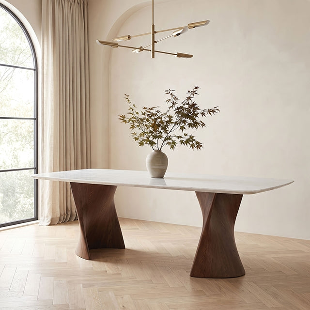 Petralis Dining Table - White Rhino