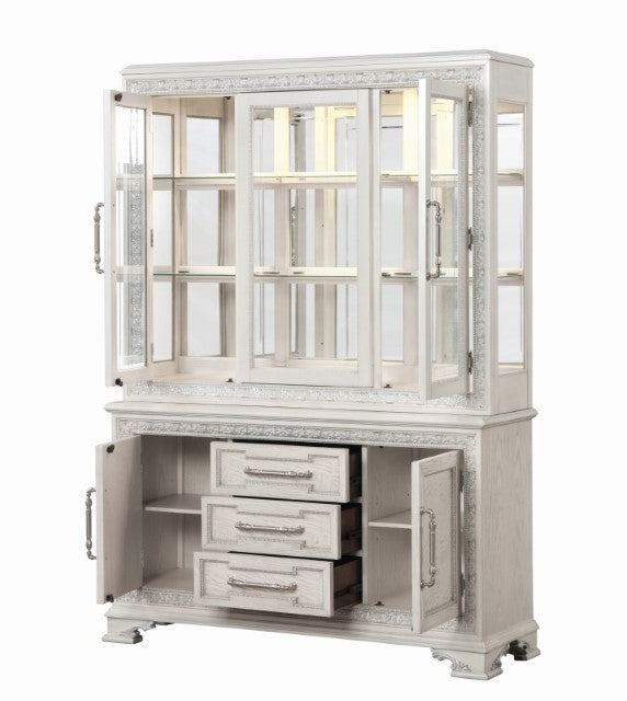Stella Mia Hutch Buffet - Ivory