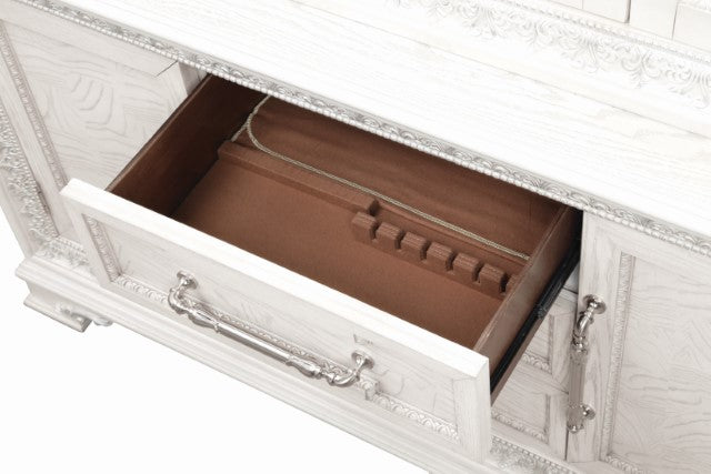 Stella Mia Hutch Buffet - Ivory
