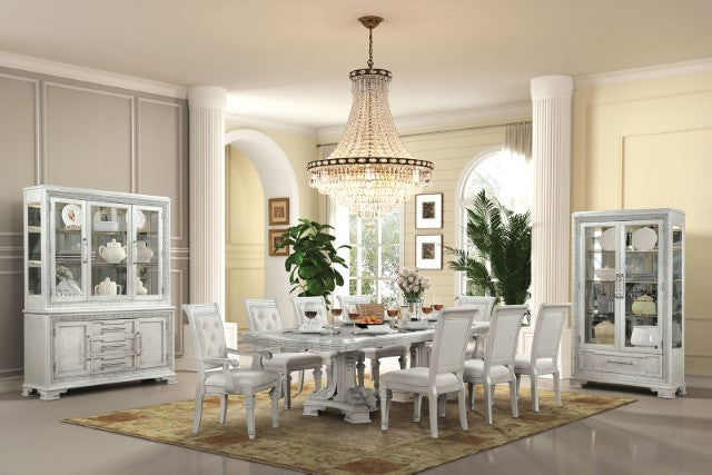Stella Mia 9 Pc Dining Table Set - Ivory