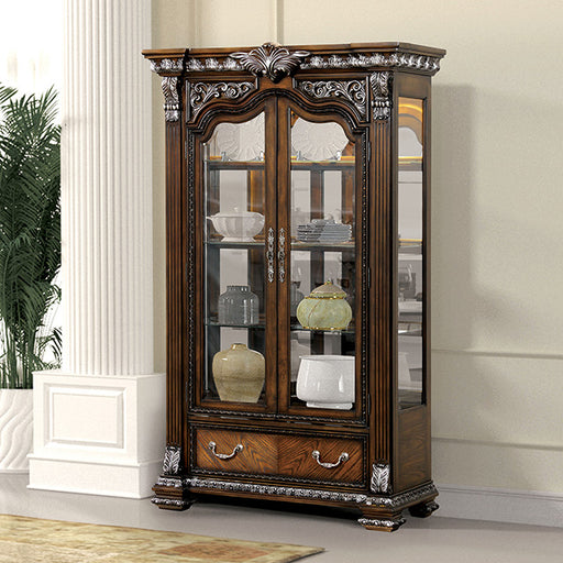 Promenade Curio Cabinet - Dark Brown