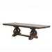 Leovanni 9 Pc Dining Table Set - Dark Brown
