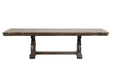 Leovanni 9 Pc Dining Table Set - Dark Brown