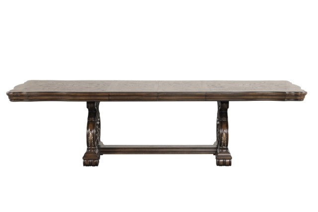 Leovanni Dining Table - Dark Brown