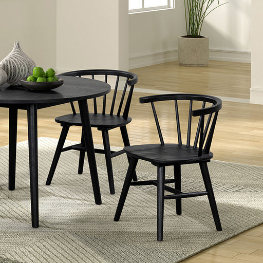 Yate 5 Pc Dining Table Set - Black