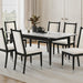 Maidstone Dining Table - Black/White