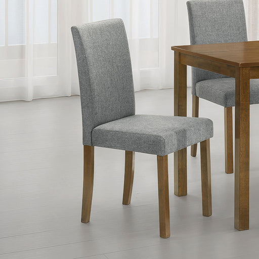 Worland Side Chair (Set of 4) - Medium Oak/Gray