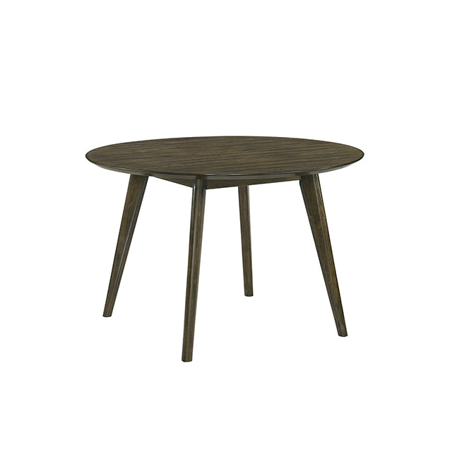 Huttwil 48" Round Dining Table - Dark Walnut