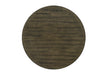 Huttwil 5 Pc. Round Dining Table Set - Dark Walnut/Beige