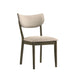 Huttwil Side Chair (Set of 2) - Dark Walnut/Beige