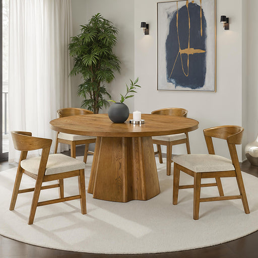 Orsino 5 Pc. Dining Table Set - Walnut
