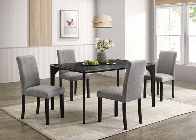 Amelio Side Chair (Set of 2) - Gray/Black