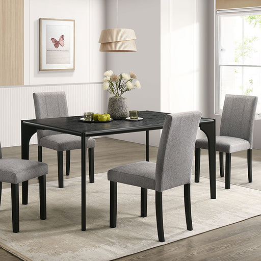 Amelio 5 Pc. Dining Table Set - Gray/Black