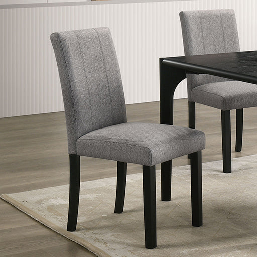 Amelio Side Chair (Set of 2) - Gray/Black