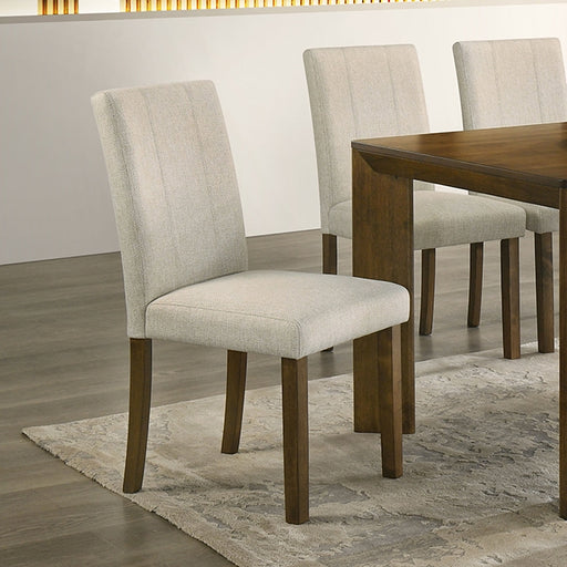 Paolino Side Chair (Set of 2) - Antique Brown/Beige