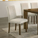 Paolino Side Chair (Set of 2) - Antique Brown/Beige