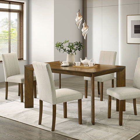 Paolino Dining Table - Antique Brown