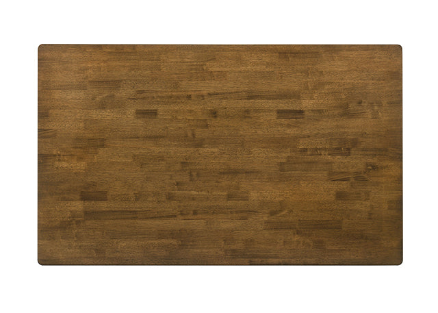 Paolino 7 Pc. Dining Table Set - Antique Brown